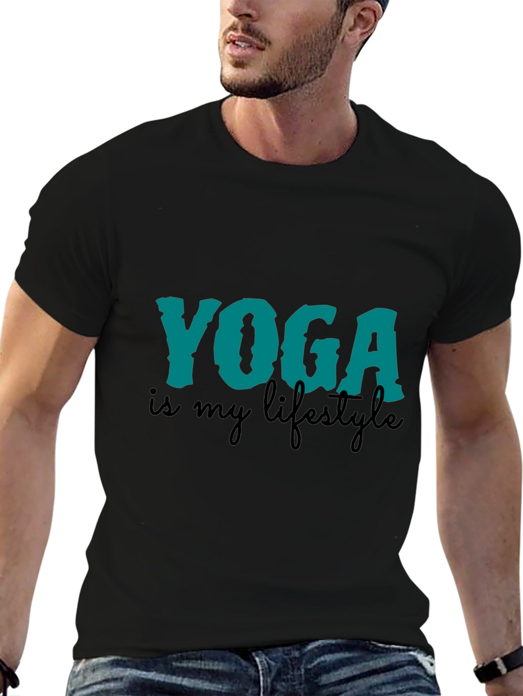 Yoga is My Lifestyle Graphic T-Shirt
