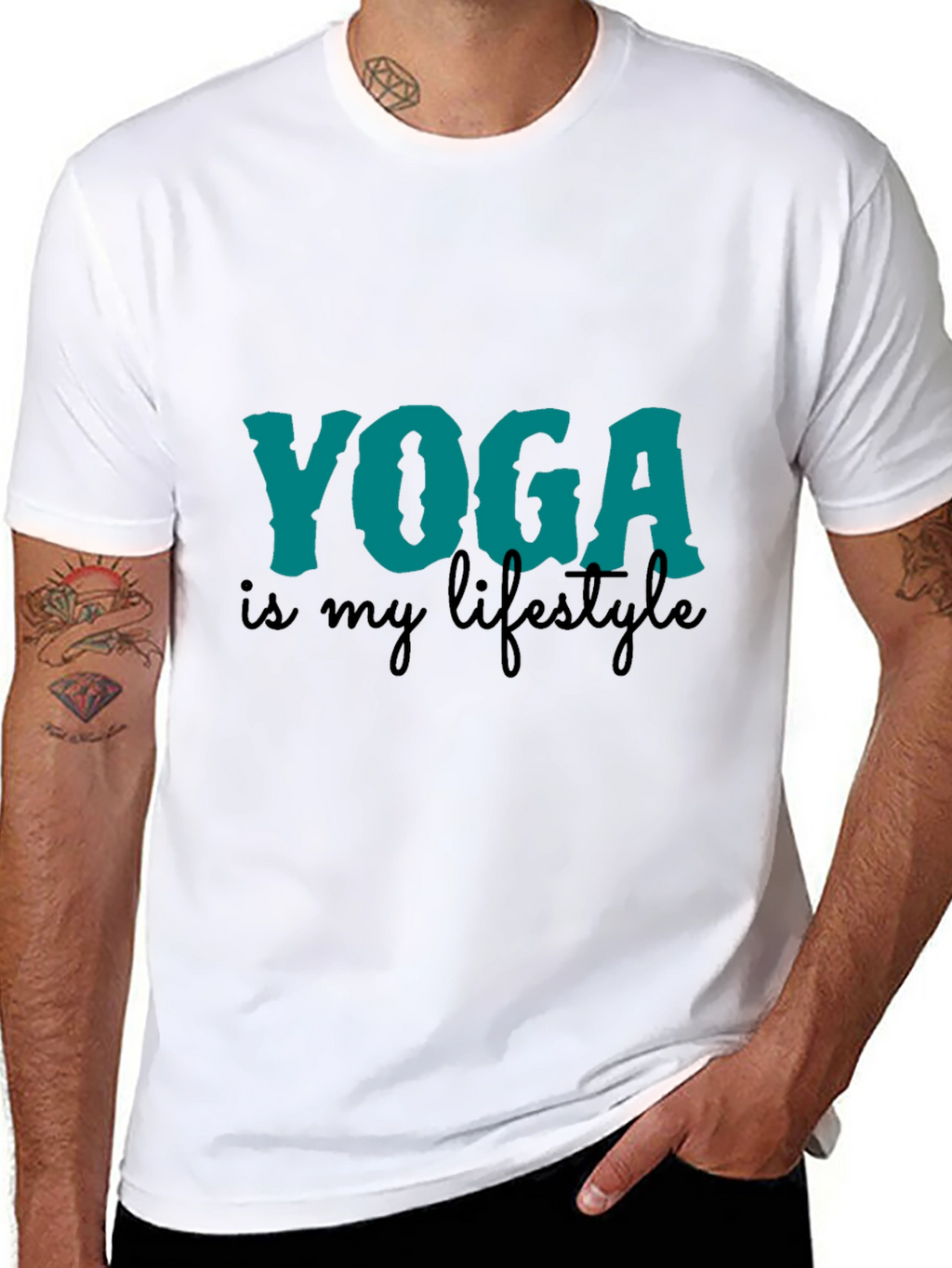 Yoga is My Lifestyle Graphic T-Shirt