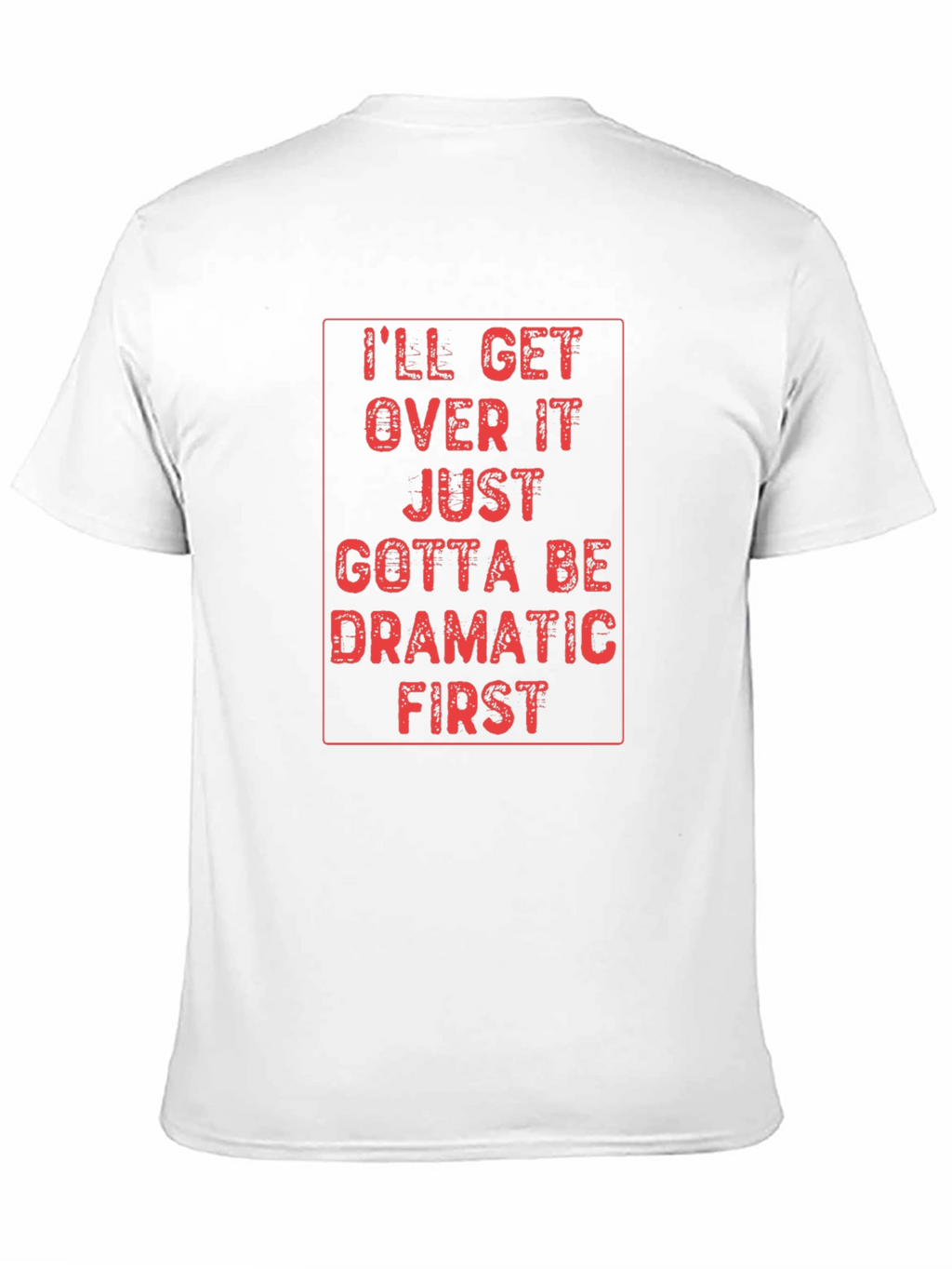 Dramatic First Mens Graphic T-Shirt