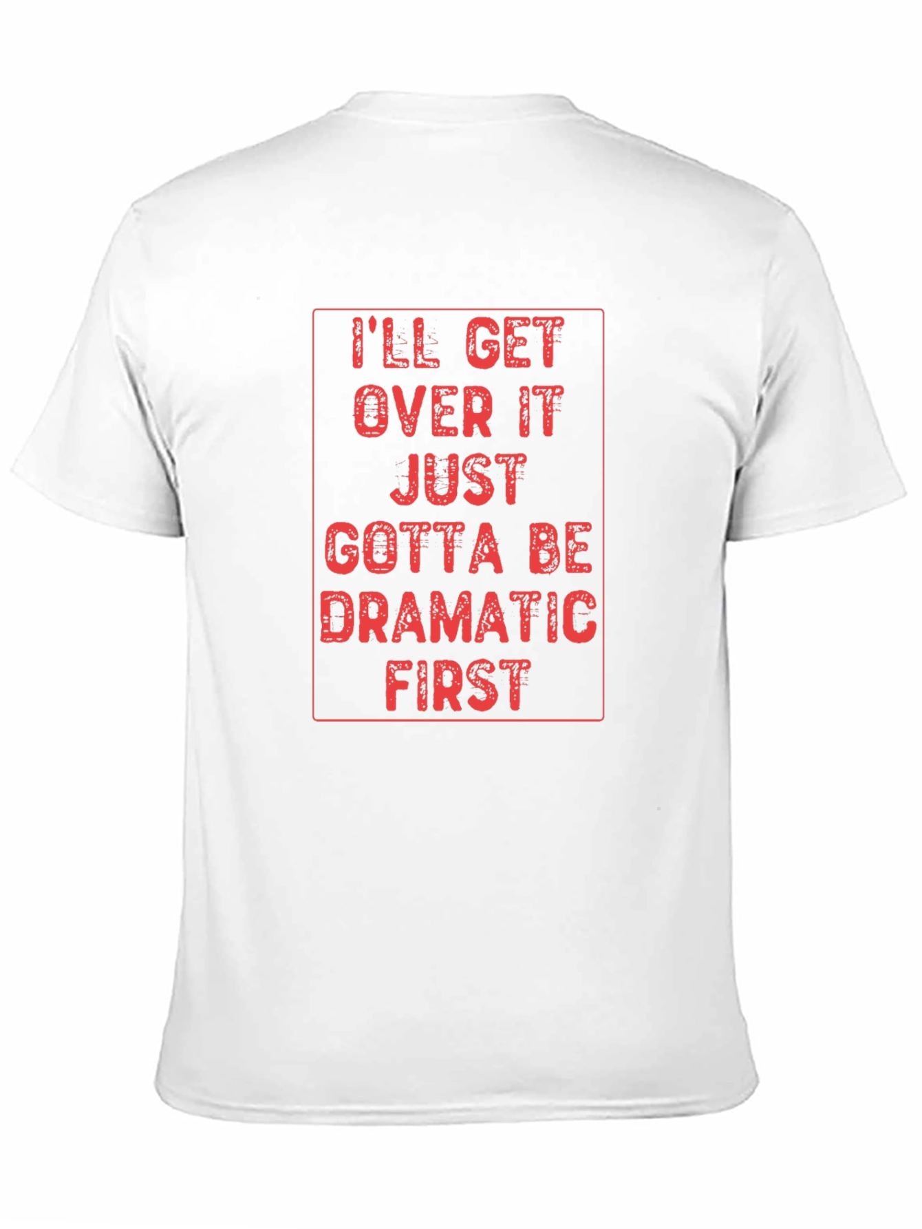 Dramatic First Mens Graphic T-Shirt
