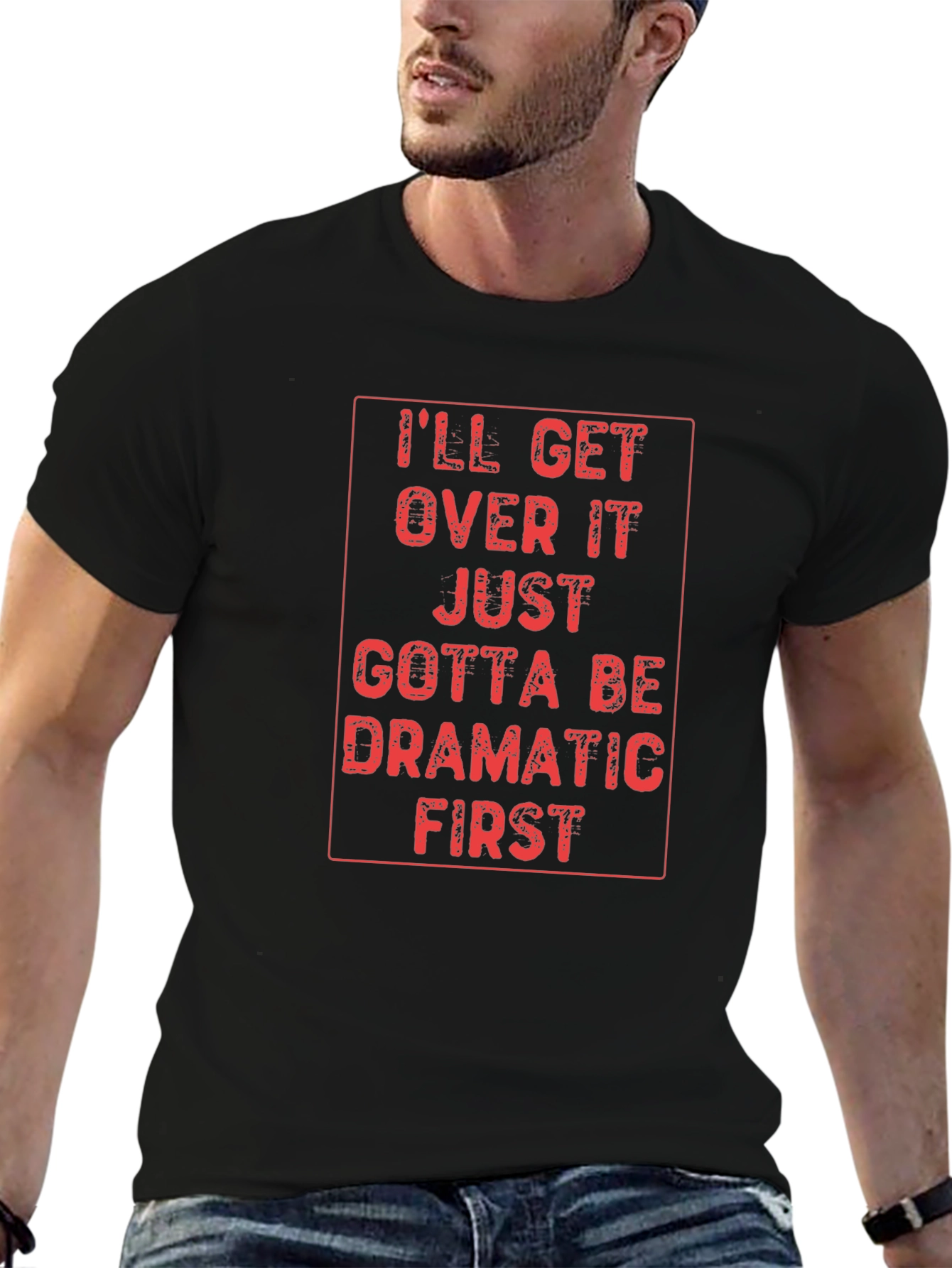 Dramatic First Mens Graphic T-Shirt