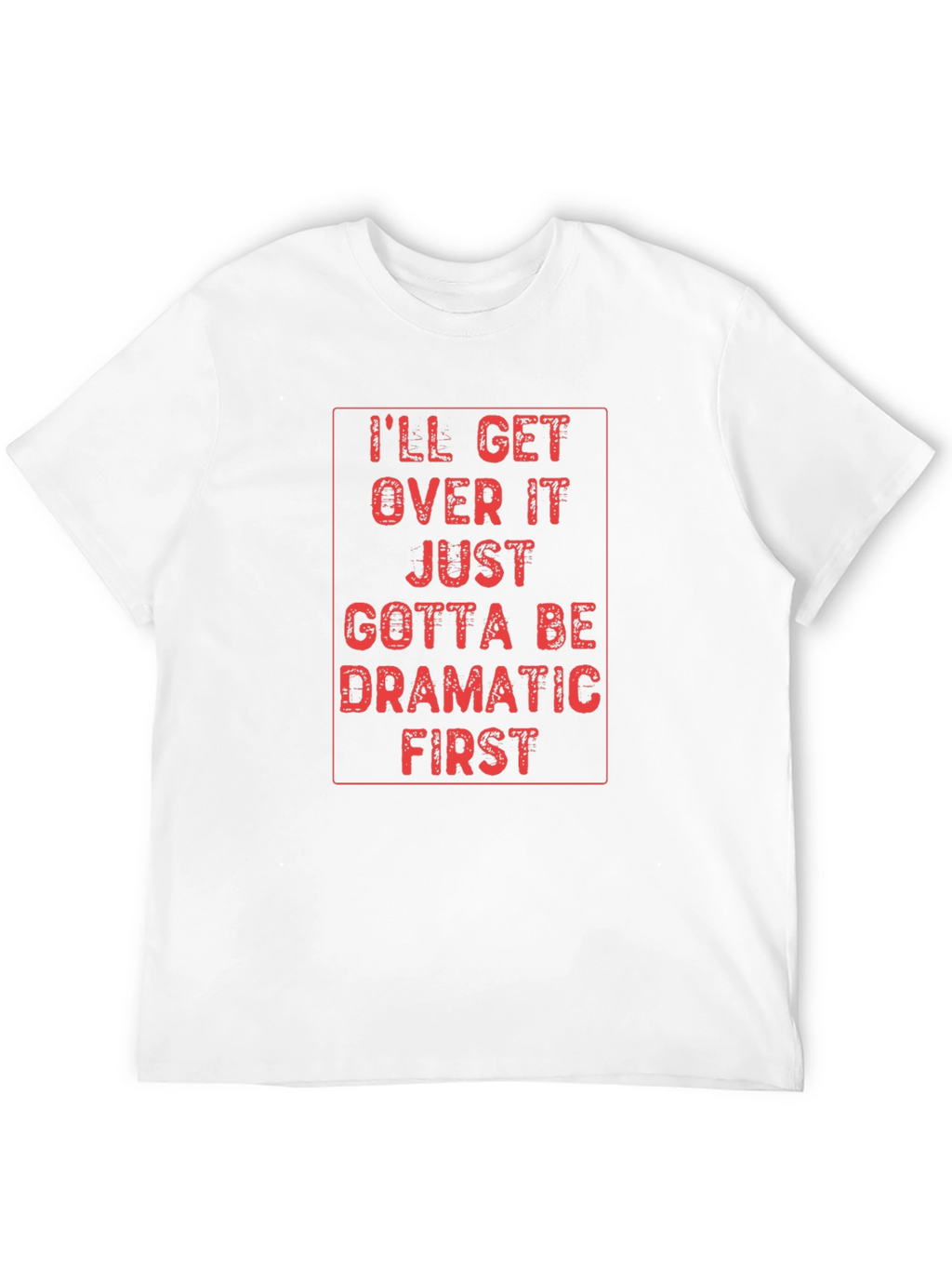 Dramatic First Mens Graphic T-Shirt