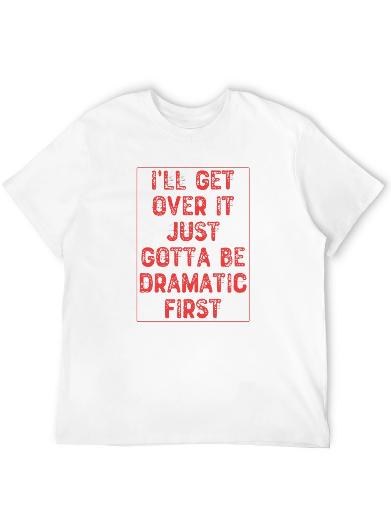 Dramatic First Mens Graphic T-Shirt