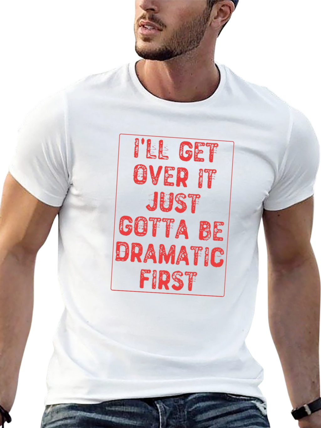 Dramatic First Mens Graphic T-Shirt