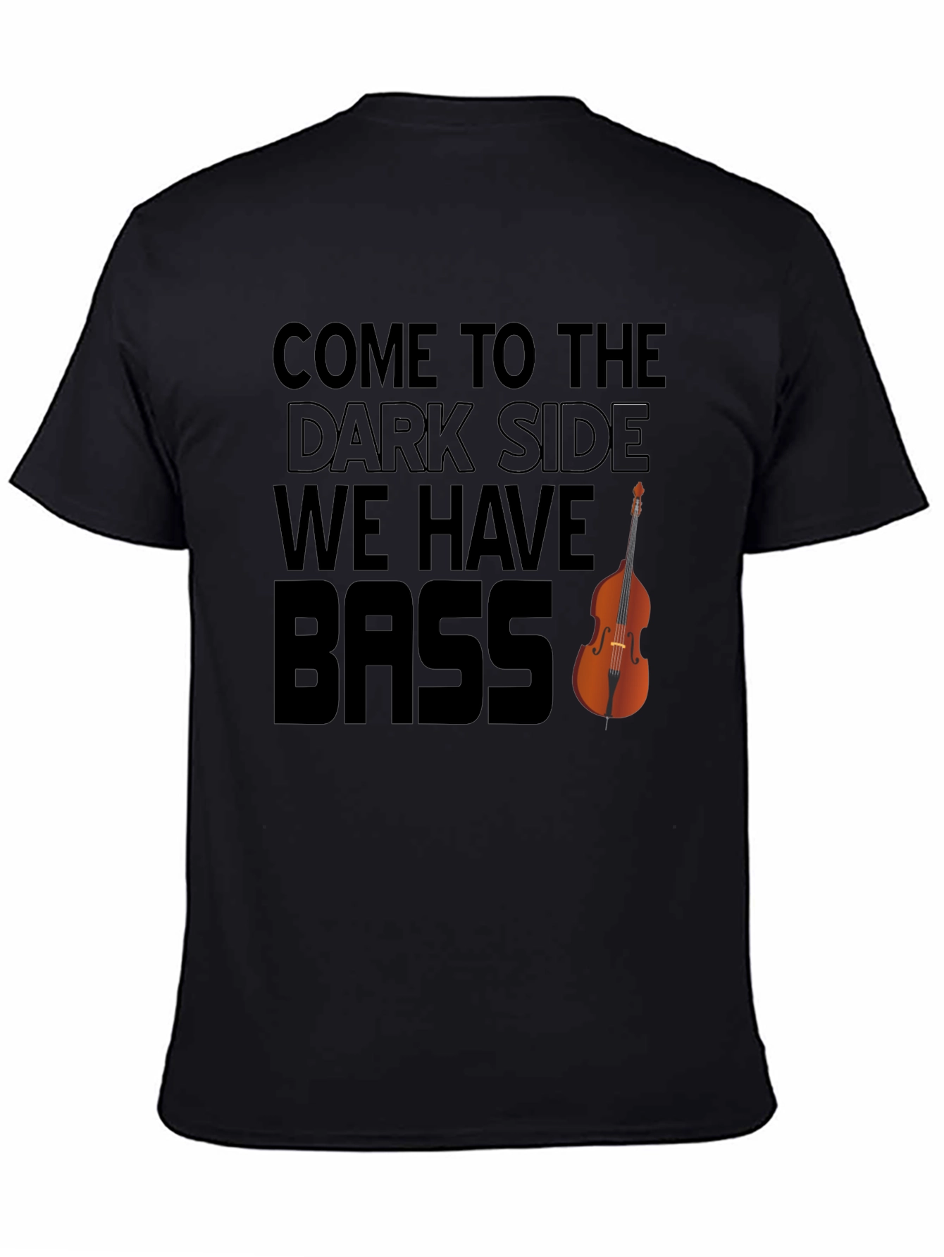Bass Player T-Shirt: Dark Side Humor Tee