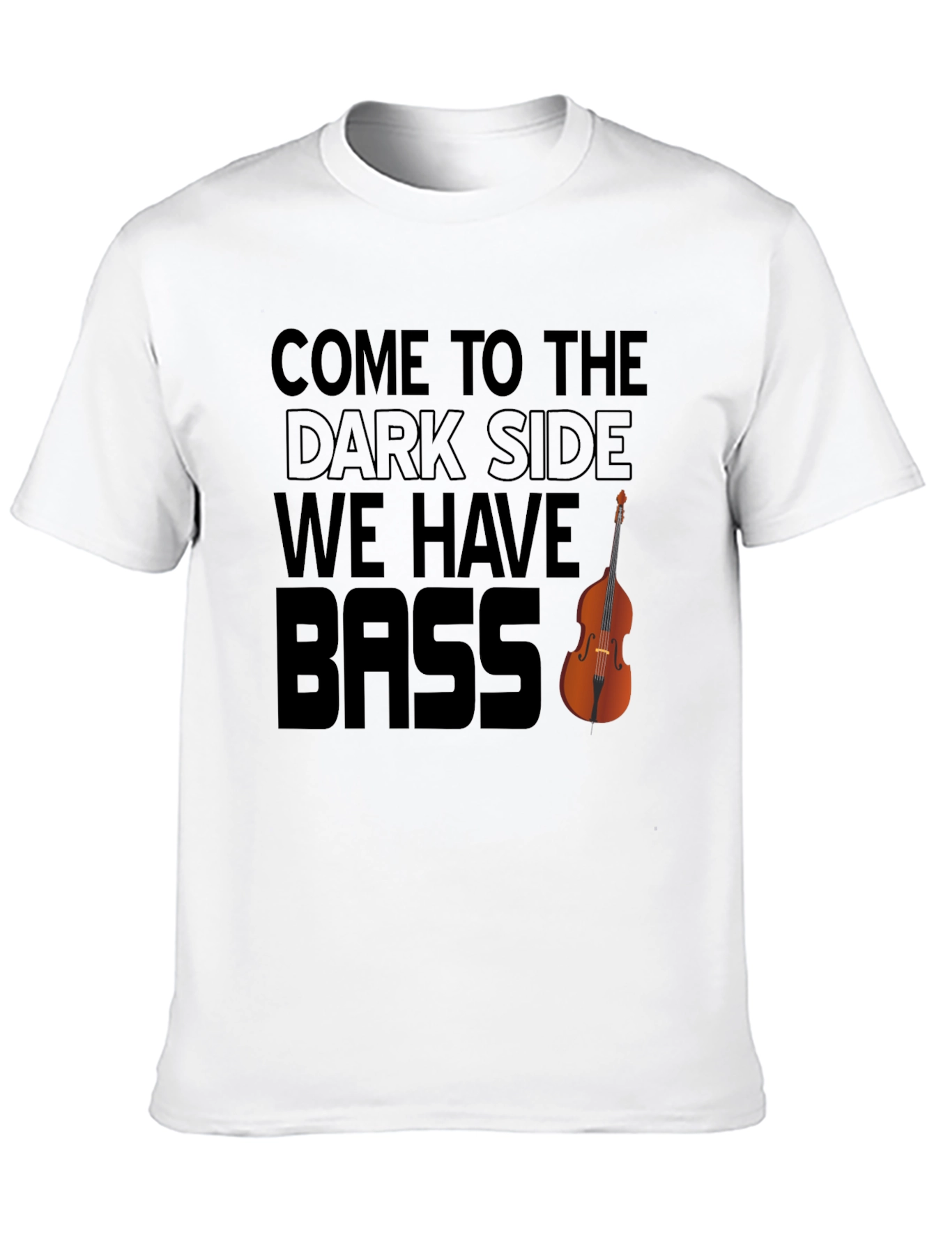 Bass Player T-Shirt: Dark Side Humor Tee