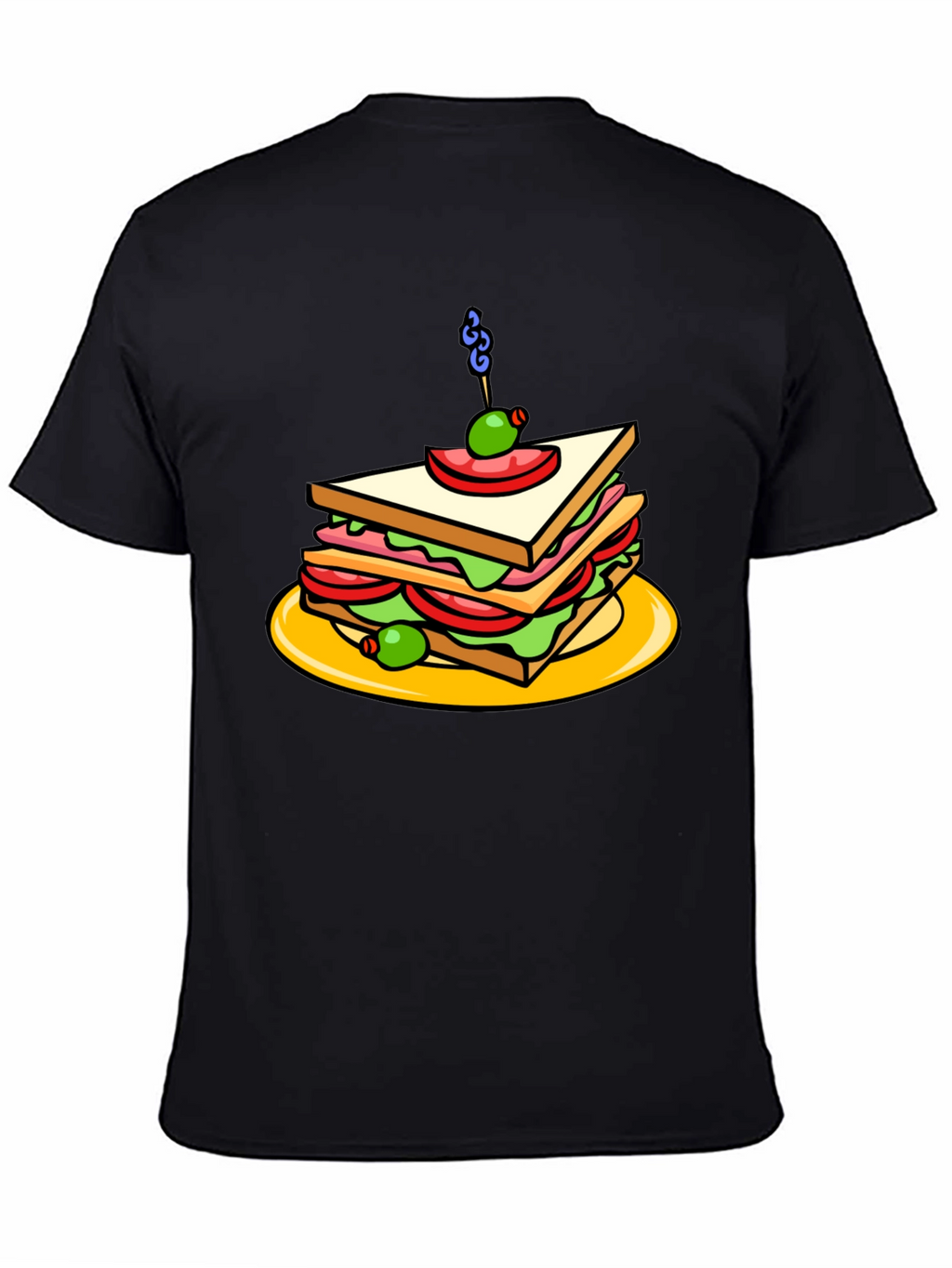 Sandwich Graphic Black Tee Shirt