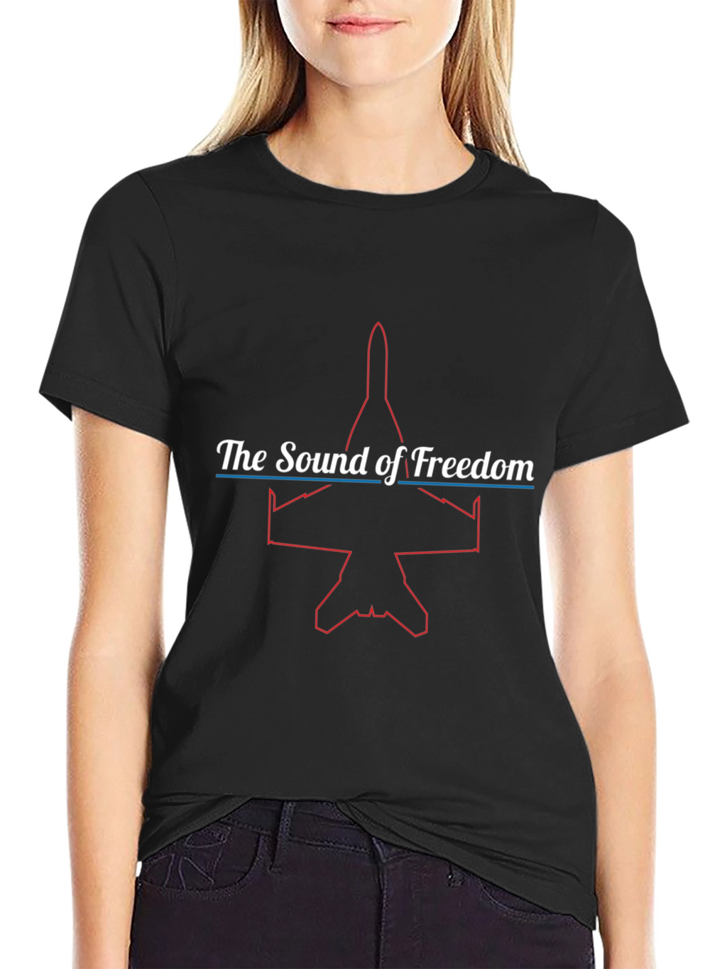 Sound of Freedom Jet Graphic T-Shirt