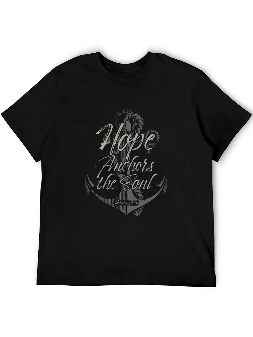 Hope Anchors the Soul Graphic T-Shirt - Mens