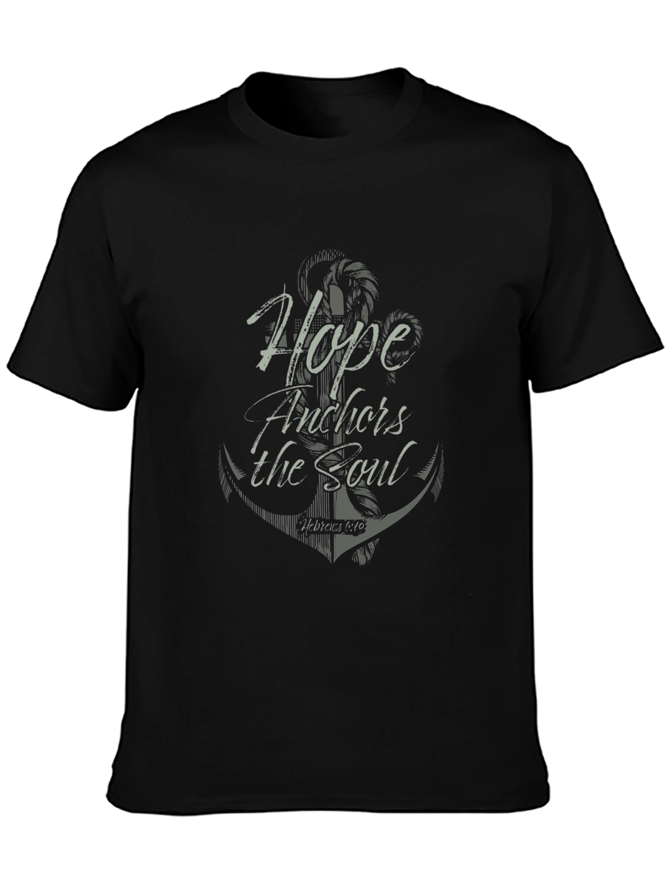 Hope Anchors the Soul Graphic T-Shirt - Mens