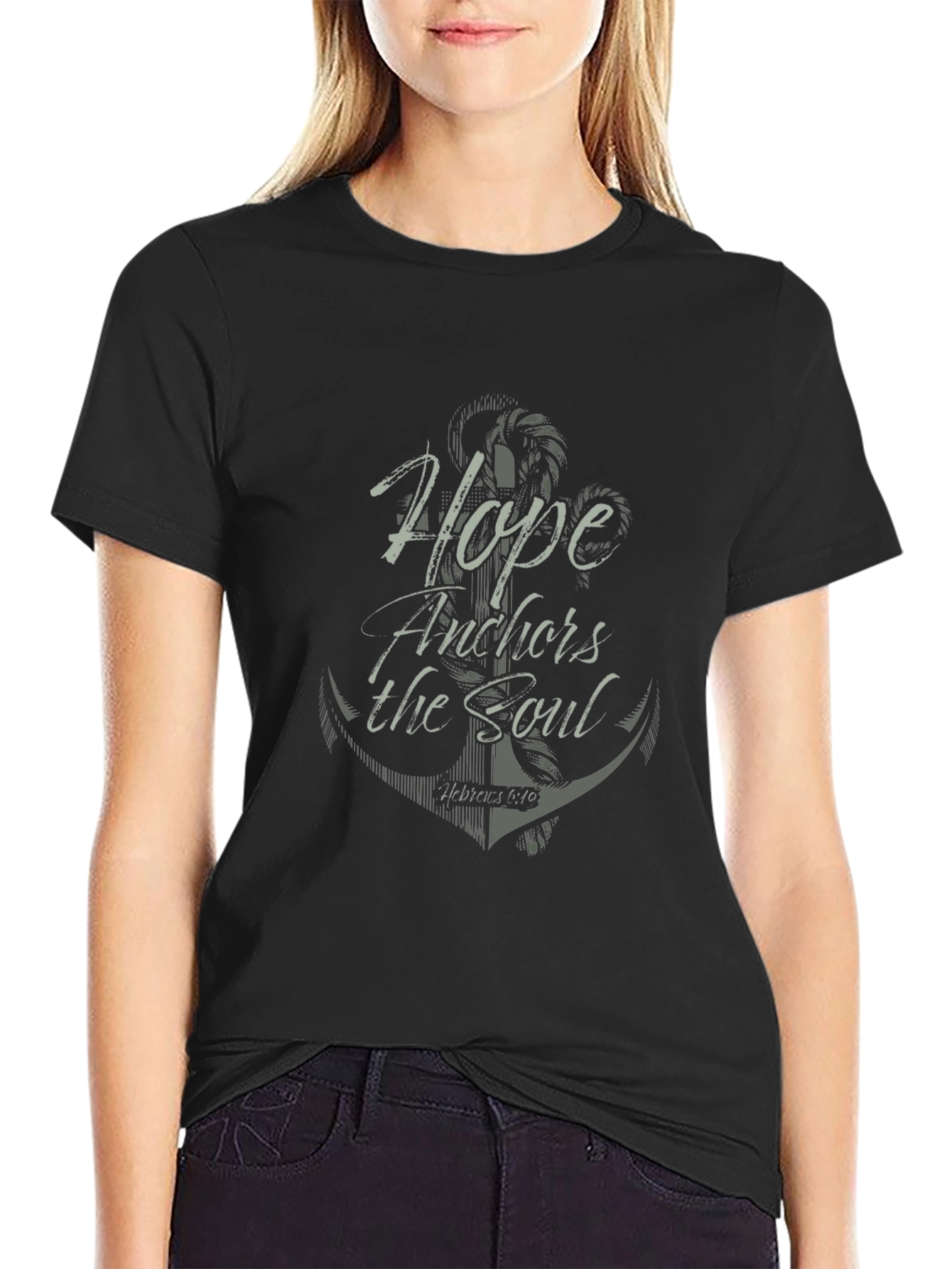Hope Anchors the Soul Graphic T-Shirt - Mens