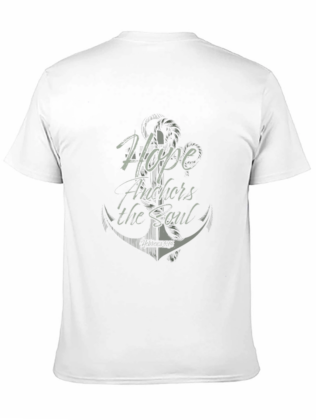 Hope Anchors the Soul Graphic T-Shirt - Mens