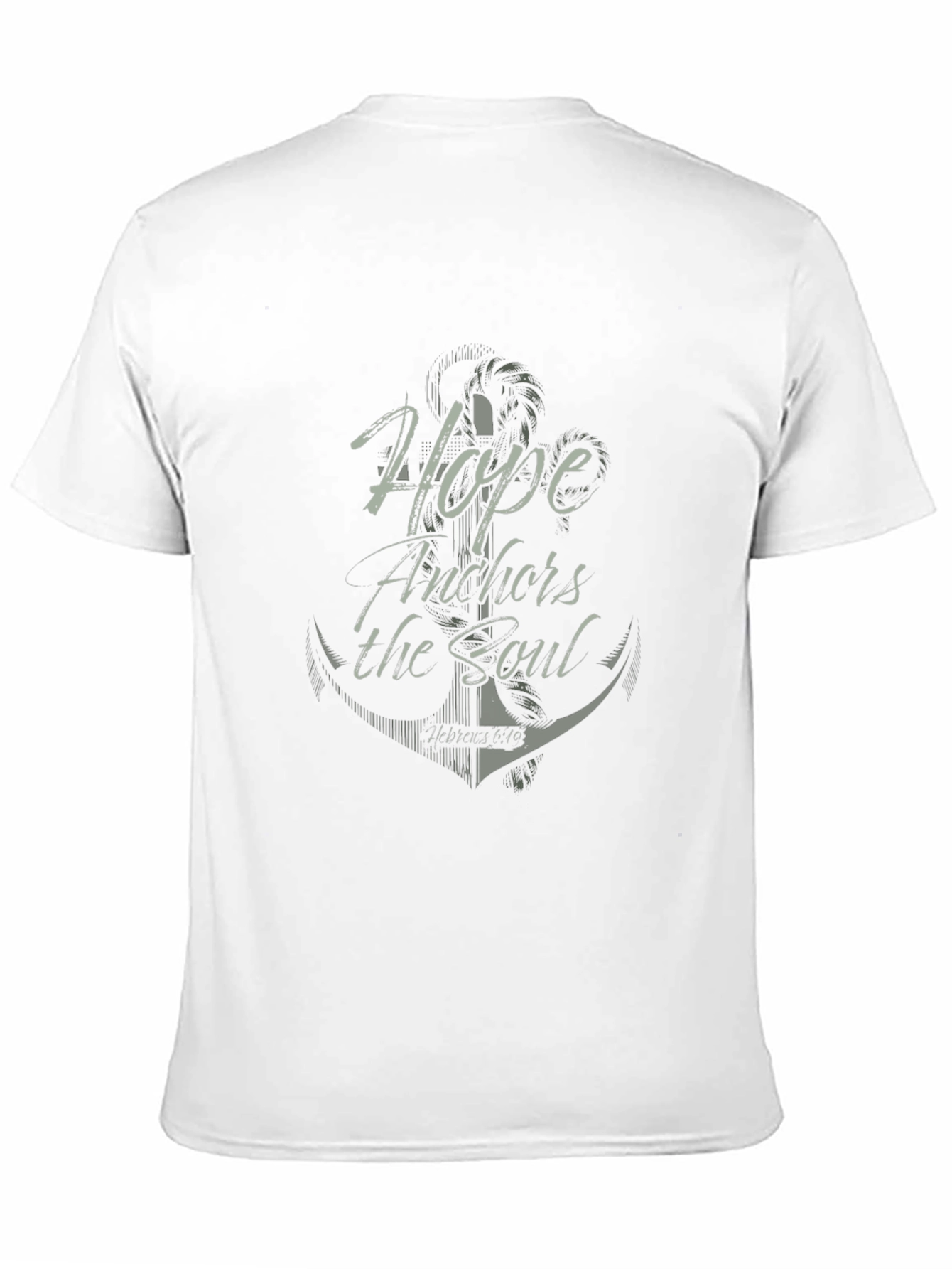 Hope Anchors the Soul Graphic T-Shirt - Mens