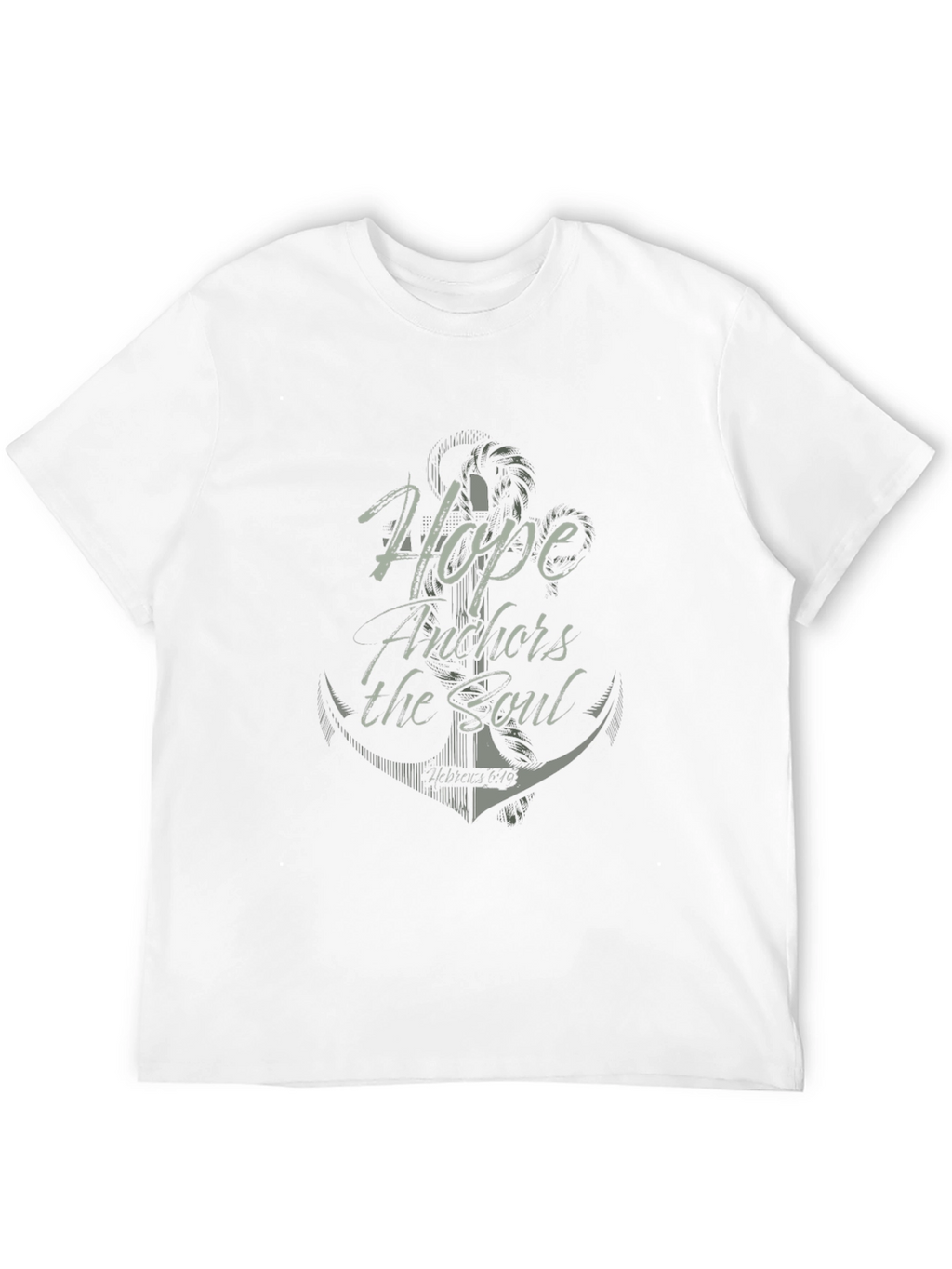 Hope Anchors the Soul Graphic T-Shirt - Mens