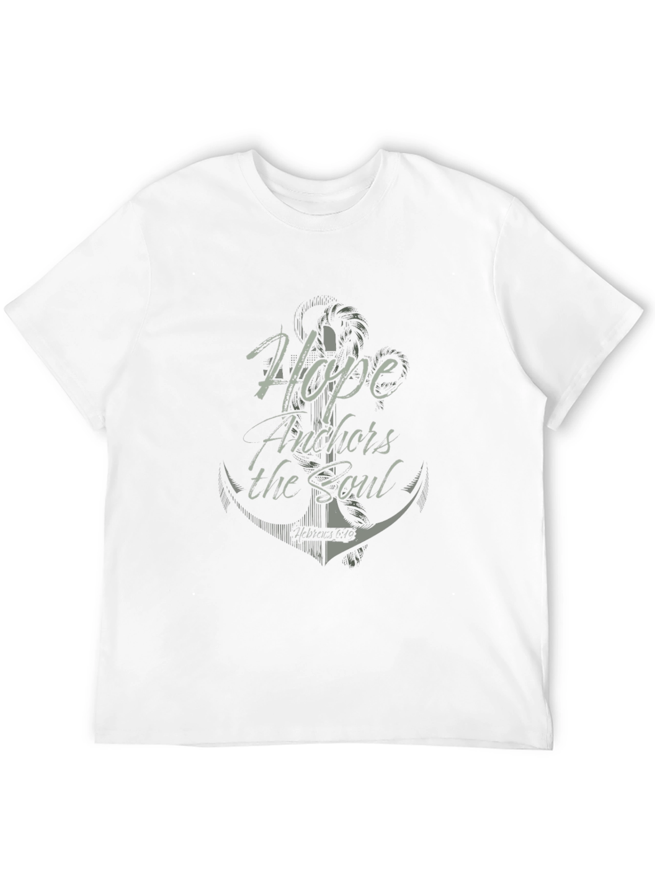 Hope Anchors the Soul Graphic T-Shirt - Mens