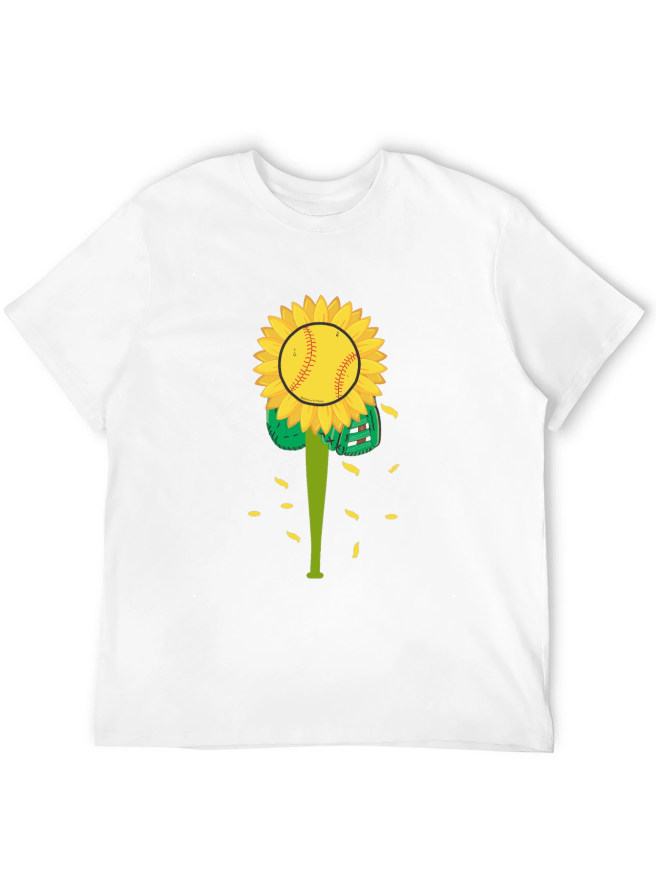Sunflower Baseball Graphic Tee