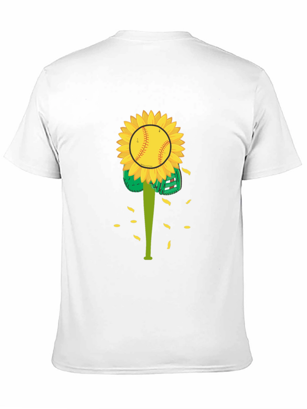 Sunflower Baseball Graphic Tee