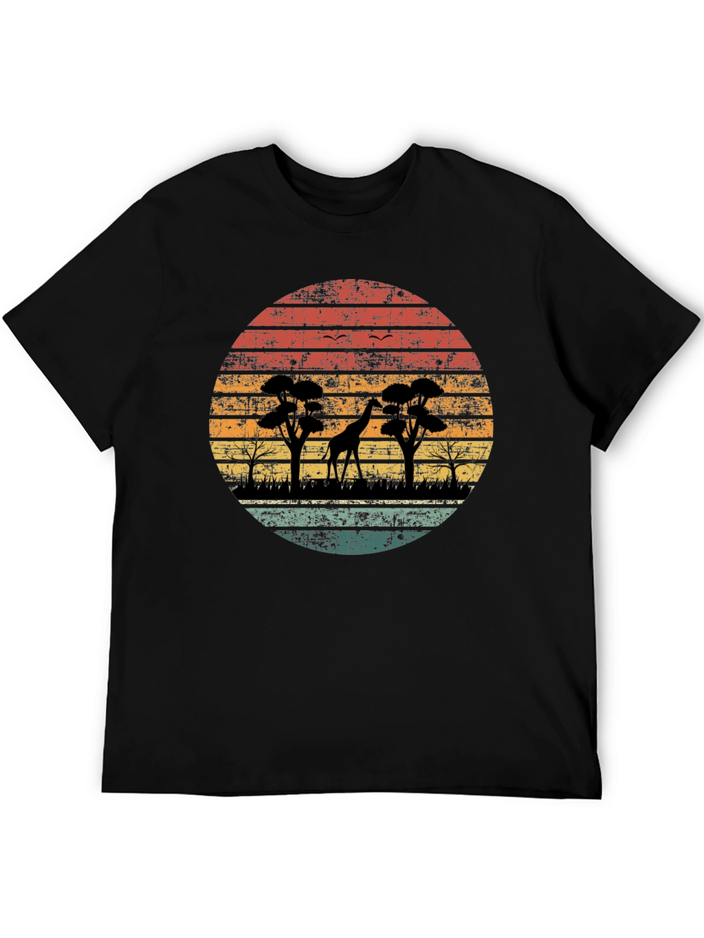 Retro Safari Giraffe T-Shirt