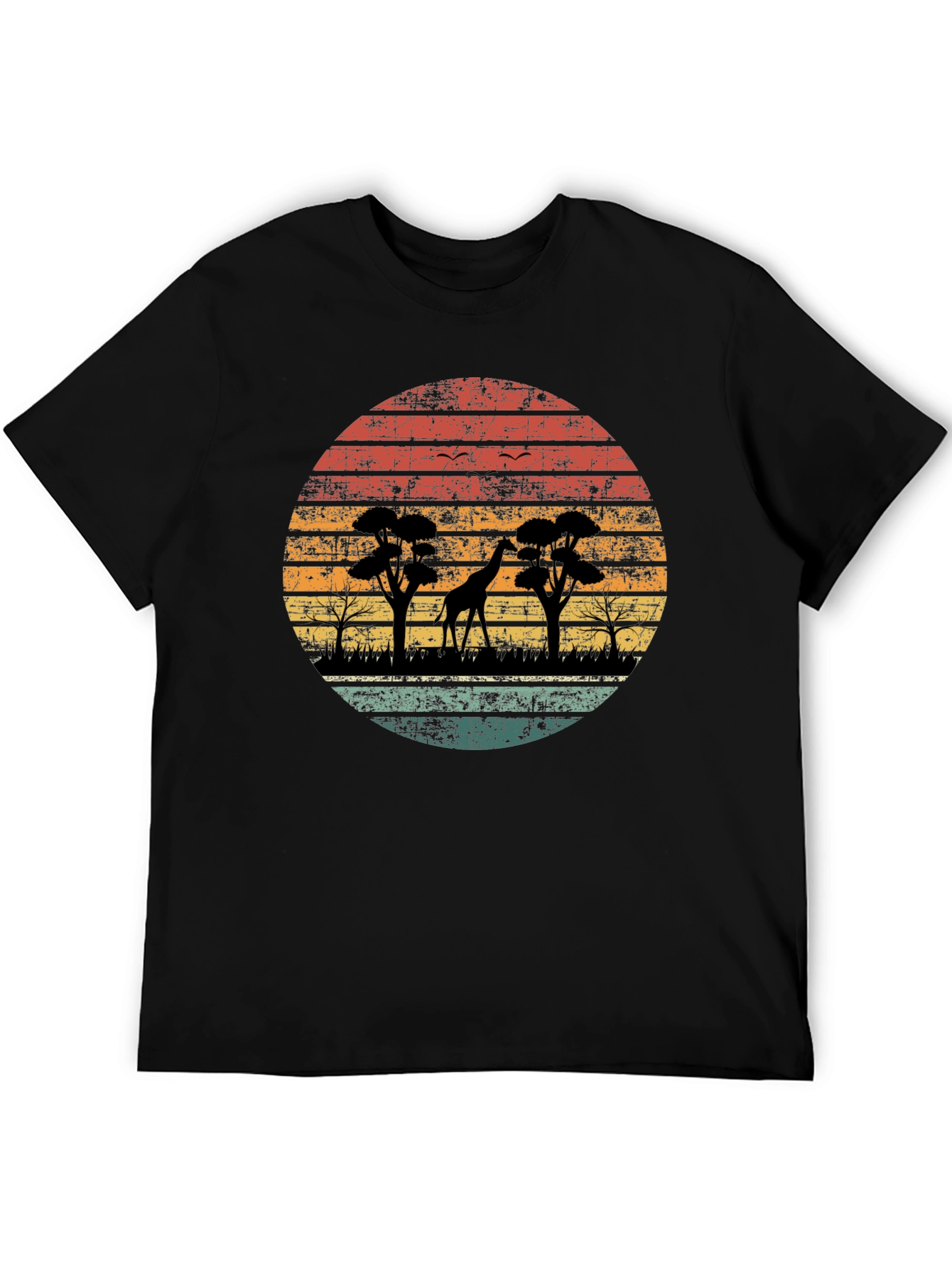 Retro Safari Giraffe T-Shirt