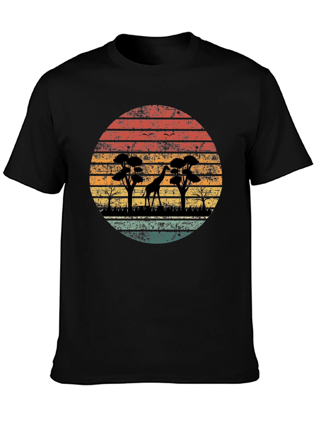 Retro Safari Giraffe T-Shirt