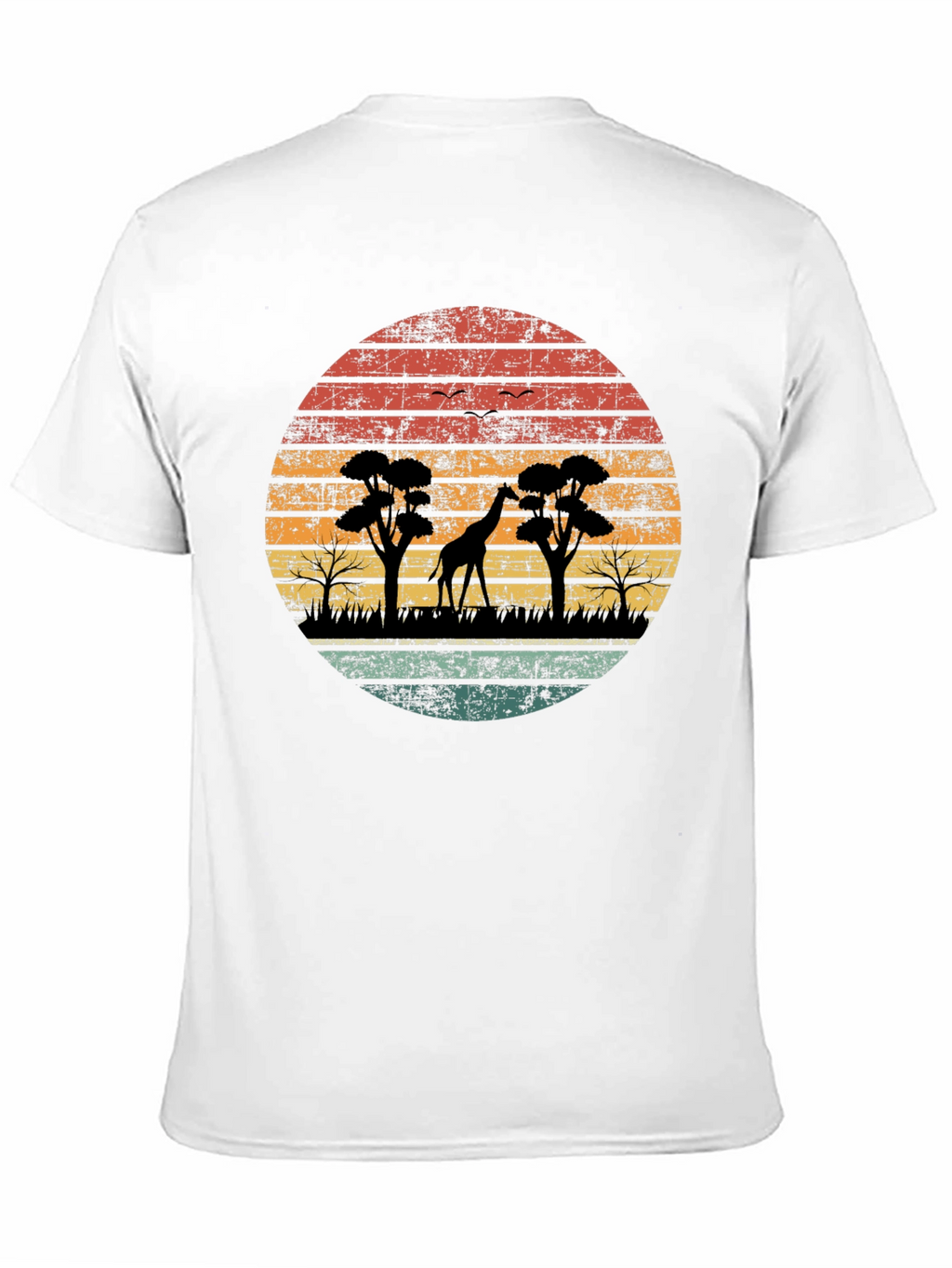 Retro Safari Giraffe T-Shirt