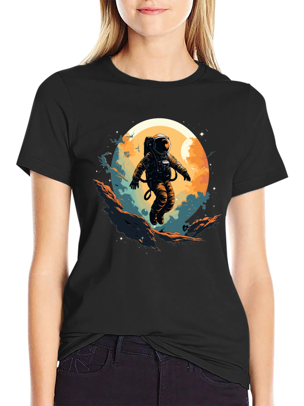 Astronaut Graphic Tee - Space Adventure Shirt