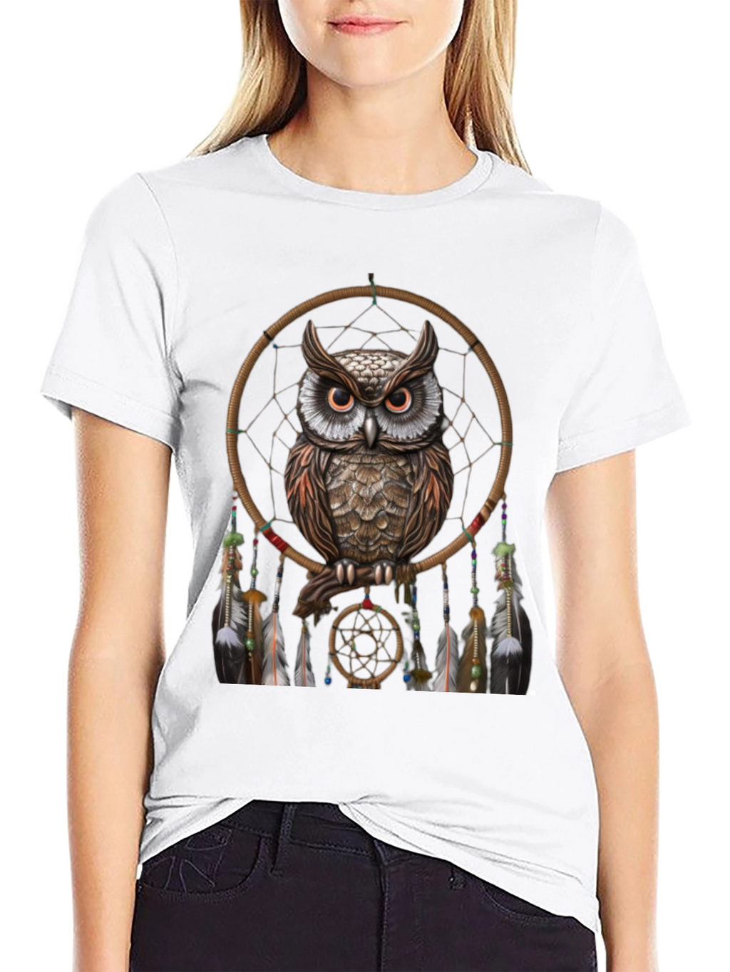 Owl Dreamcatcher Graphic Tee