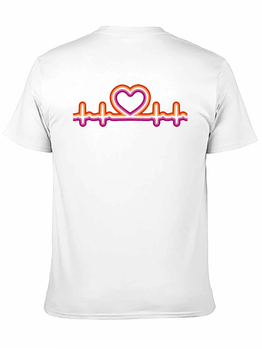 Lesbian Heartbeat Pride T-Shirt
