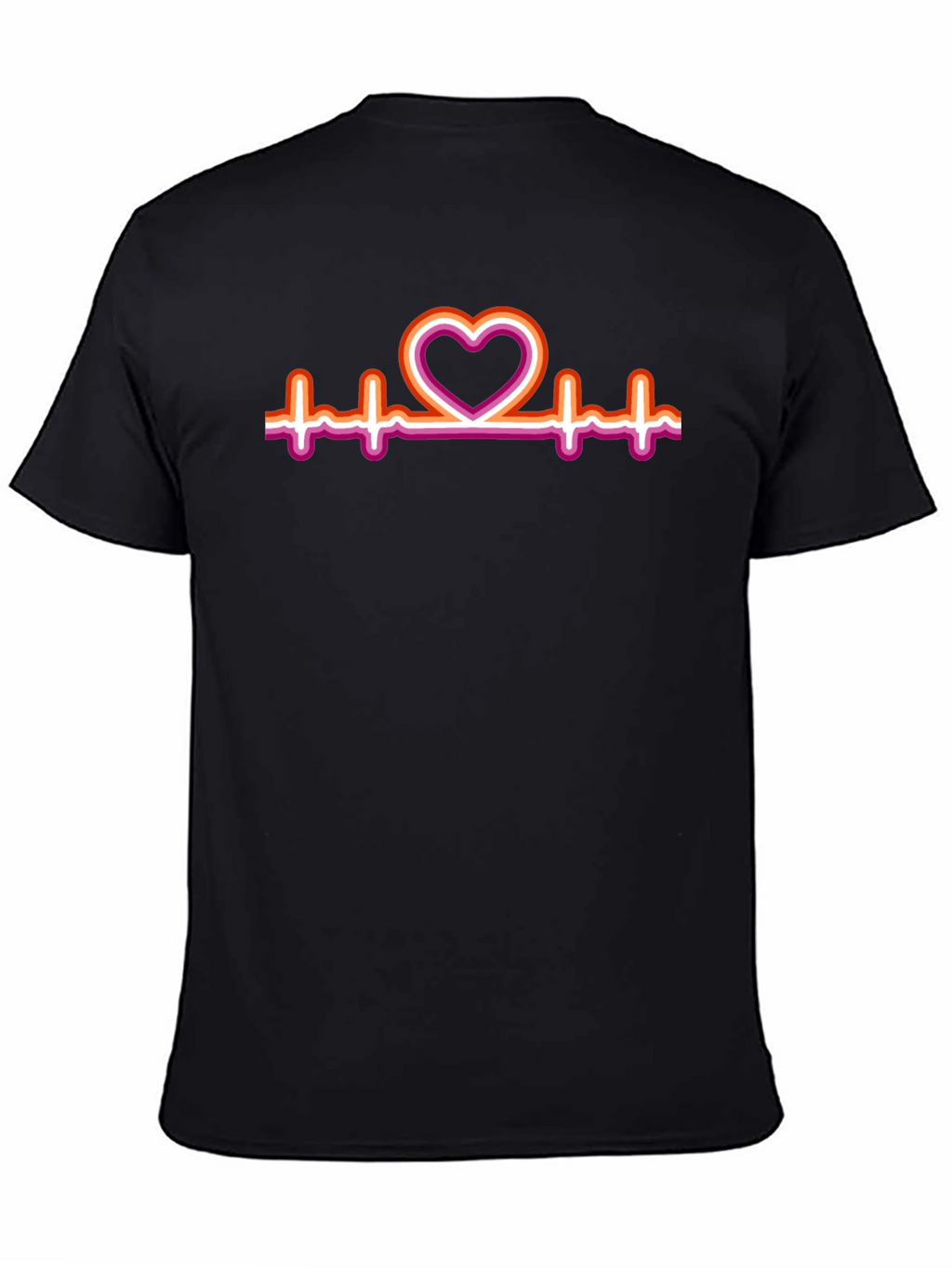 Lesbian Heartbeat Pride T-Shirt