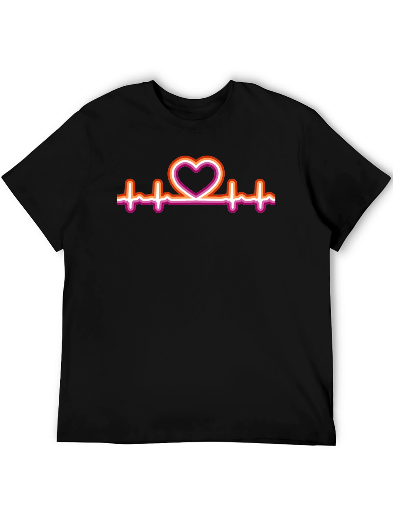 Lesbian Heartbeat Pride T-Shirt