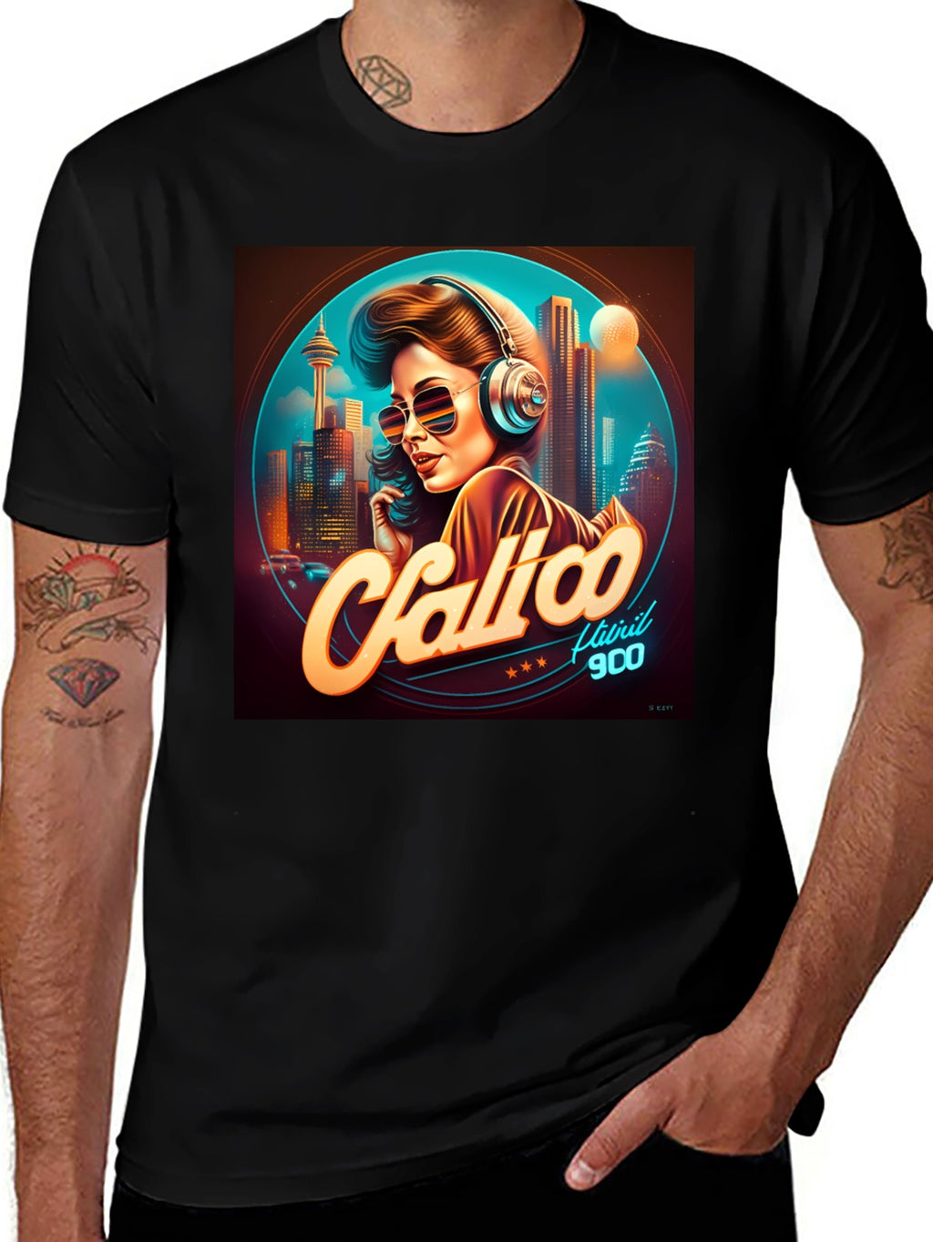 Retro Calico 900 T-Shirt