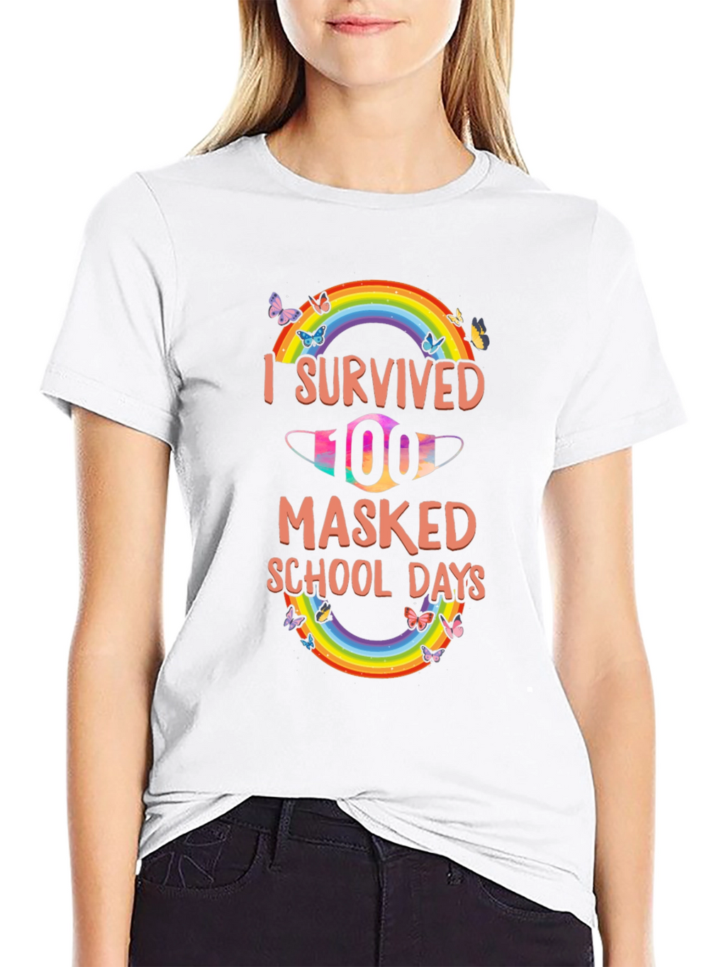 I Survived 100 Masked School Days T-Shirt