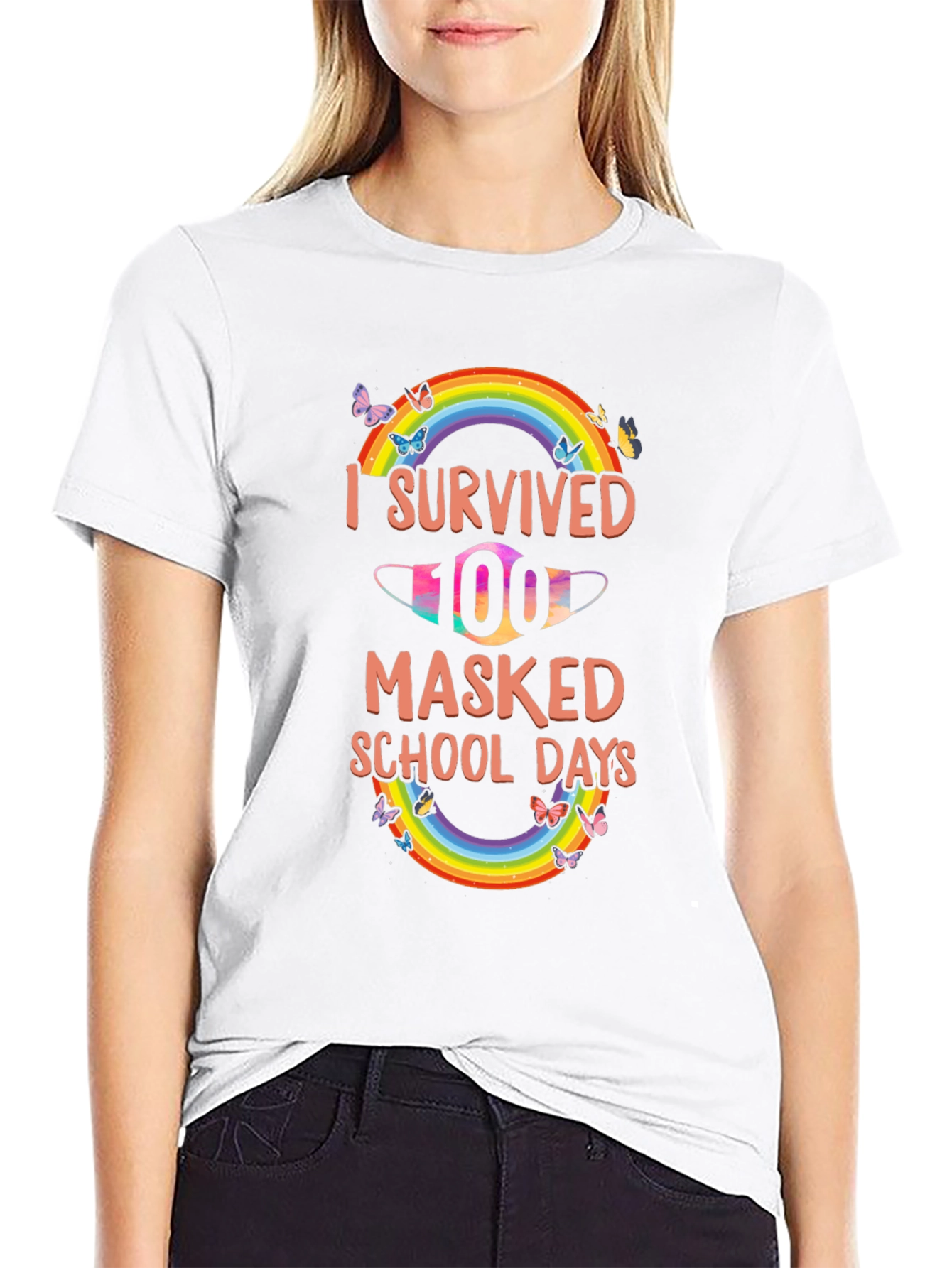 I Survived 100 Masked School Days T-Shirt