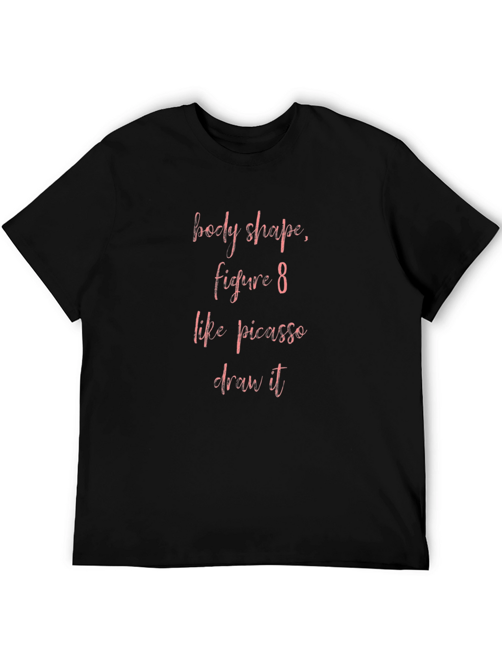 Body Shape Picasso Black Graphic Tee
