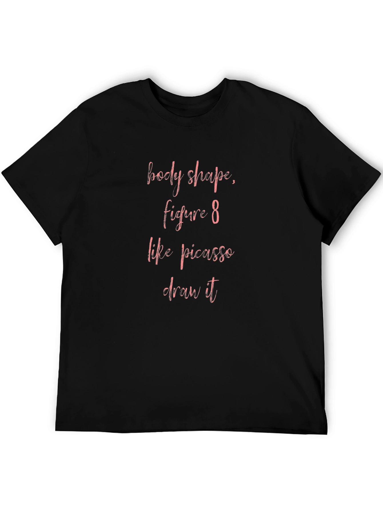 Body Shape Picasso Black Graphic Tee