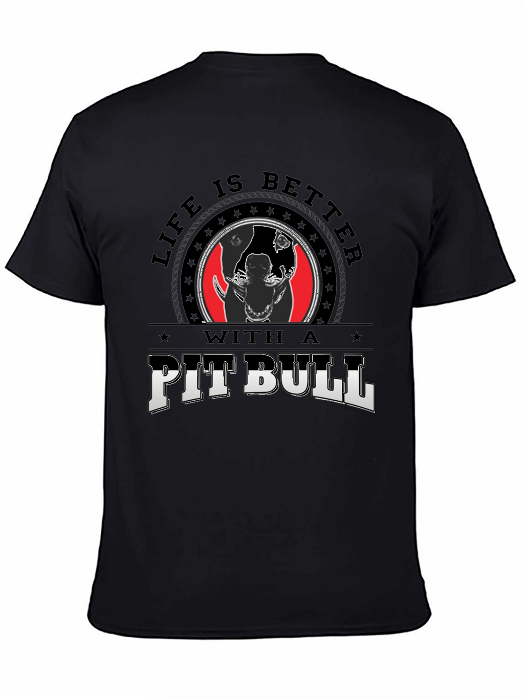 Life is Better With A Pitbull Graphic Tee