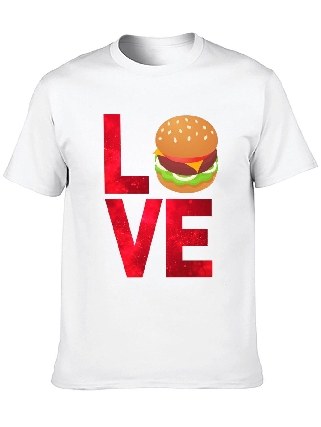 Love Burger T-Shirt - Foodie Tee