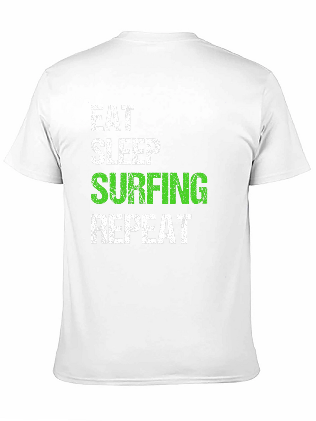 Eat Sleep Surfing Repeat Black T-Shirt