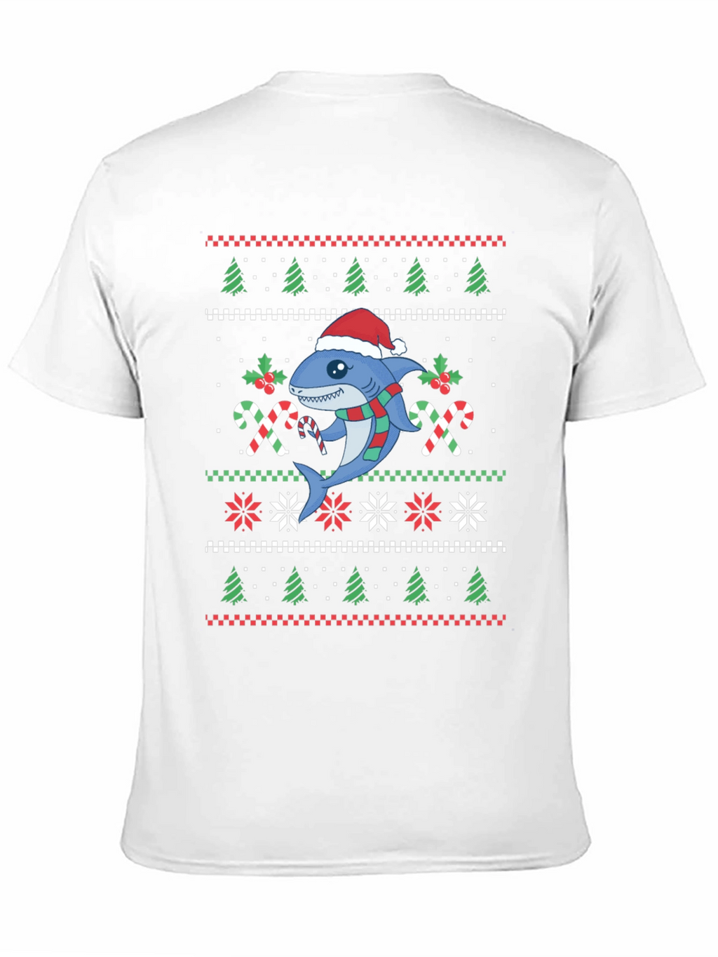 Christmas Shark Ugly Sweater T-Shirt