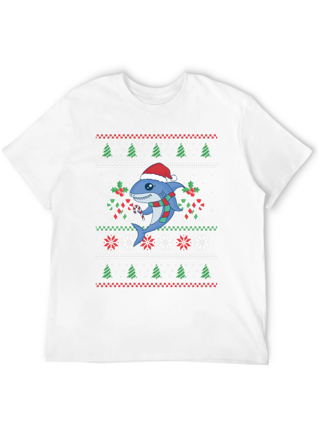 Christmas Shark Ugly Sweater T-Shirt