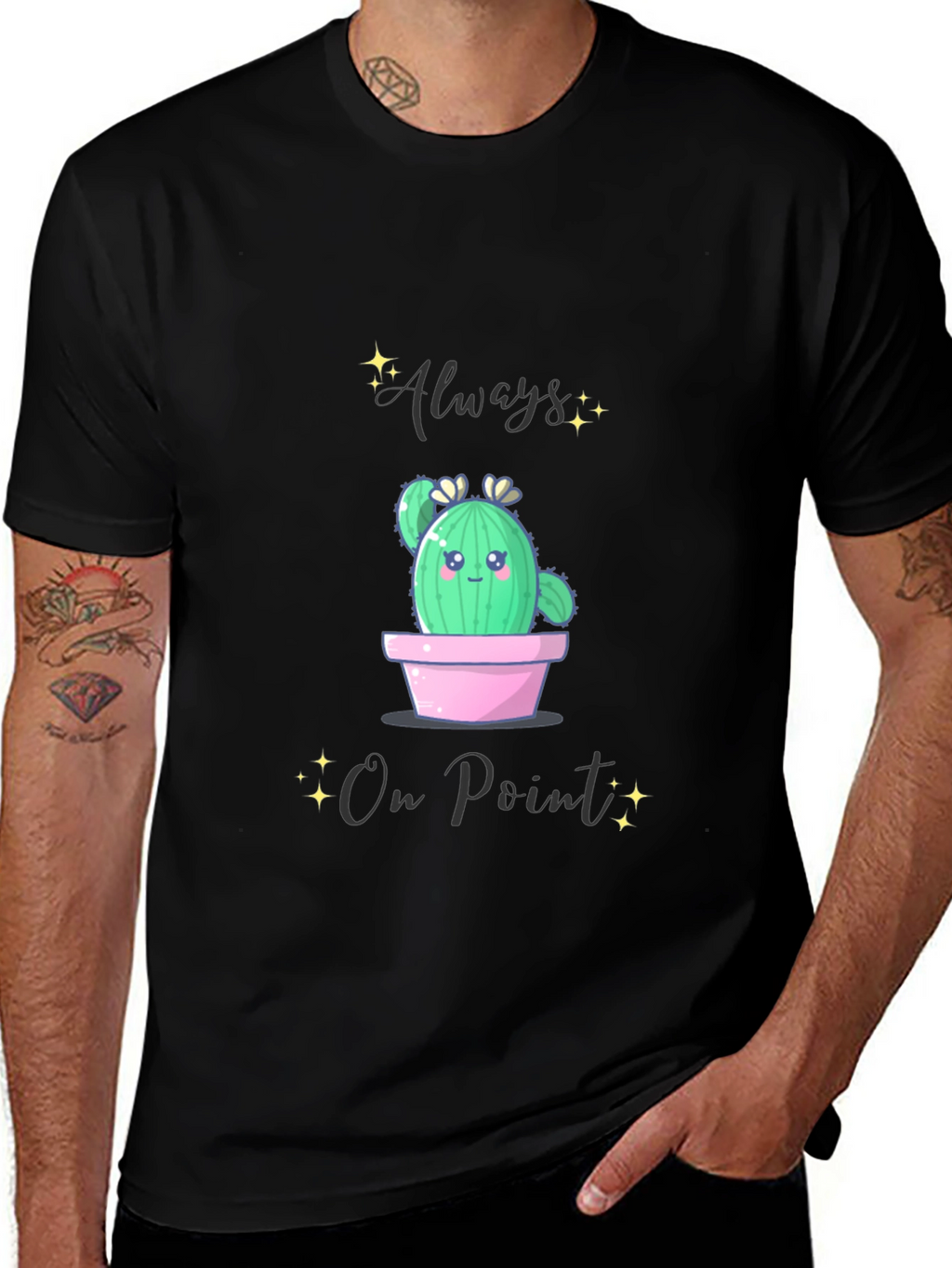 Always on Point Cactus Graphic Tee - Unisex