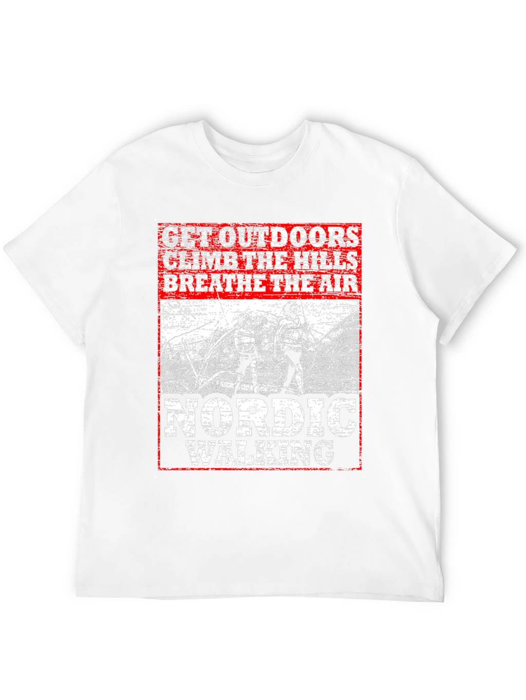 Nordic Walking Outdoor Adventure T-Shirt