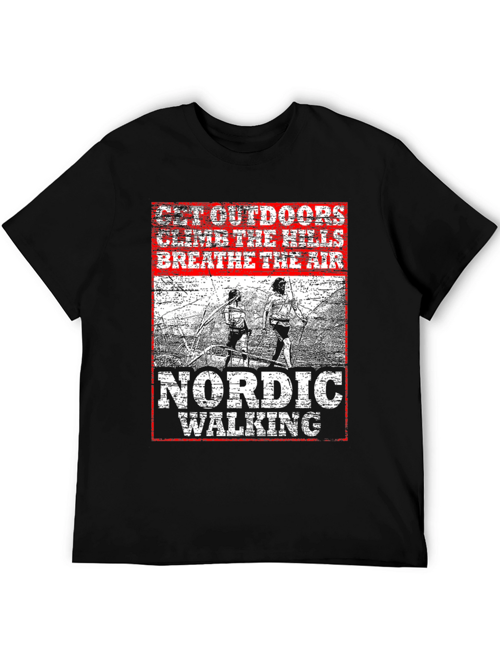 Nordic Walking Outdoor Adventure T-Shirt