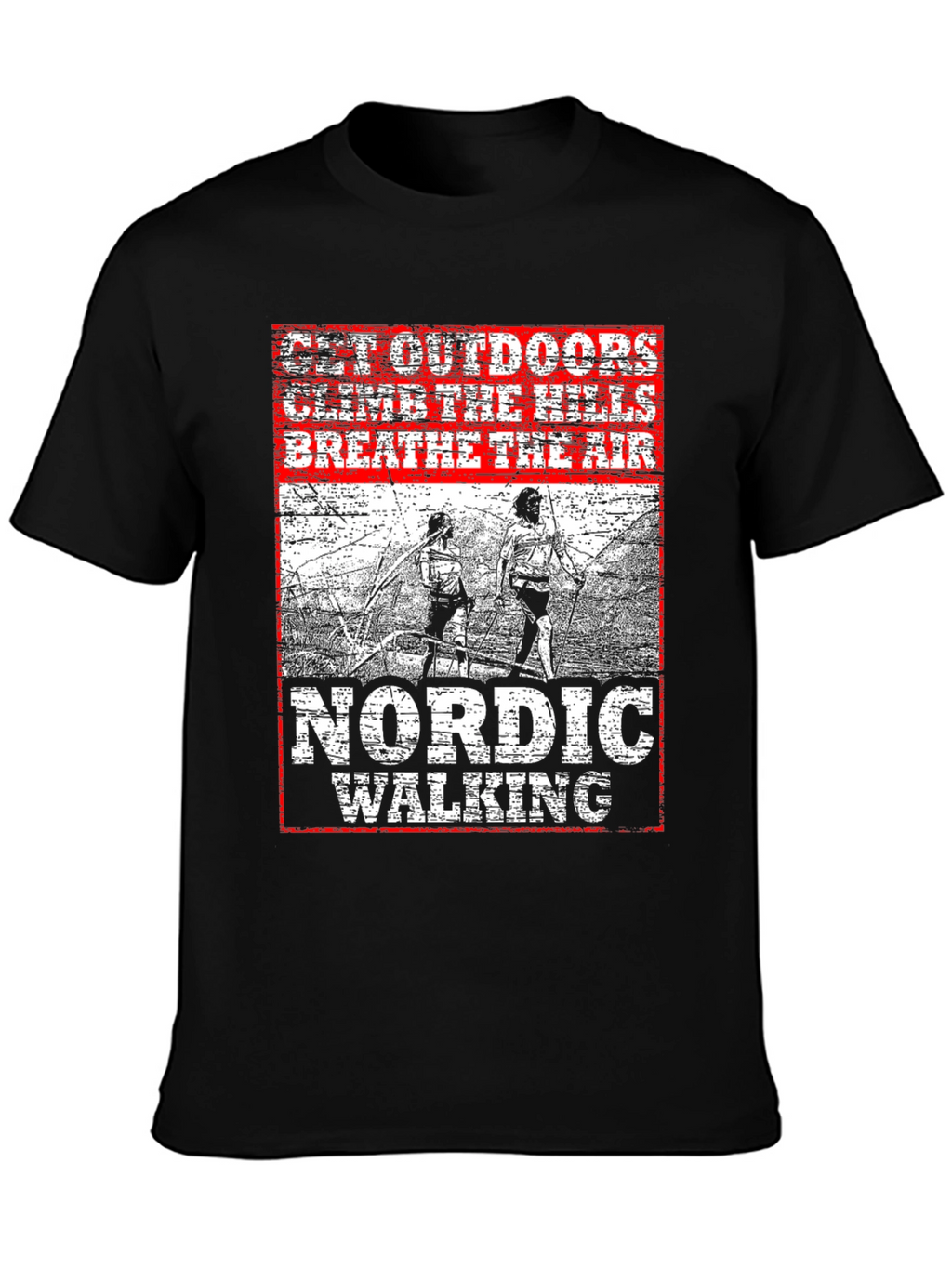 Nordic Walking Outdoor Adventure T-Shirt