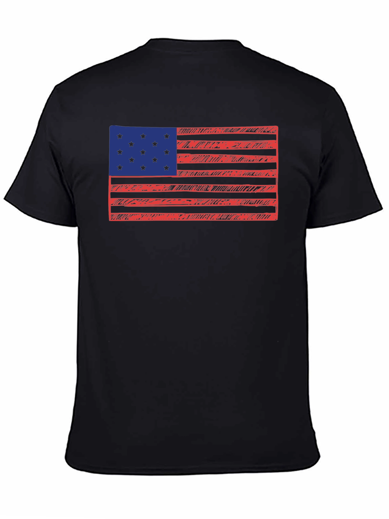 American Flag Graphic Tee - Patriotic T-Shirt
