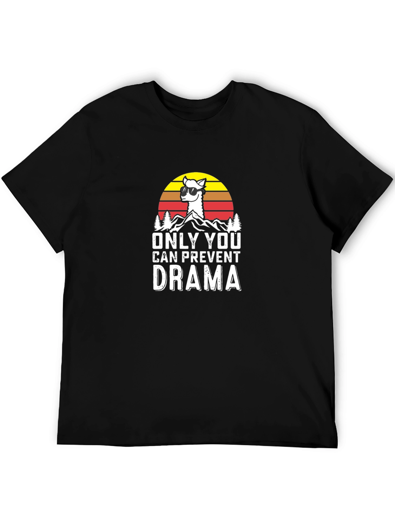 Only You Can Prevent Drama Llama Graphic Tee