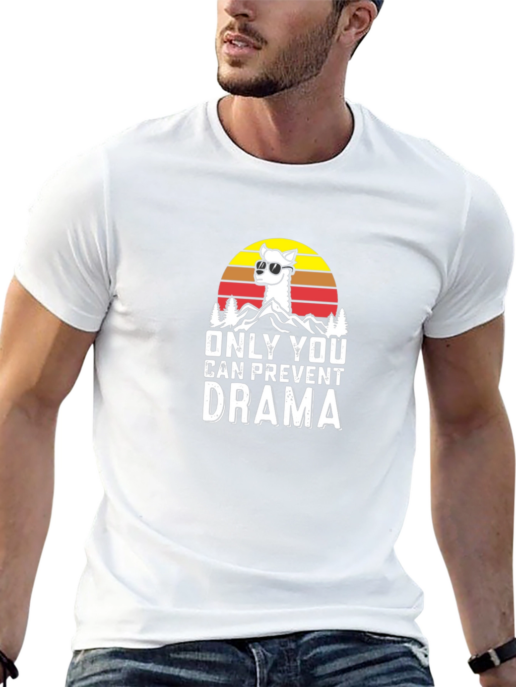Only You Can Prevent Drama Llama Graphic Tee