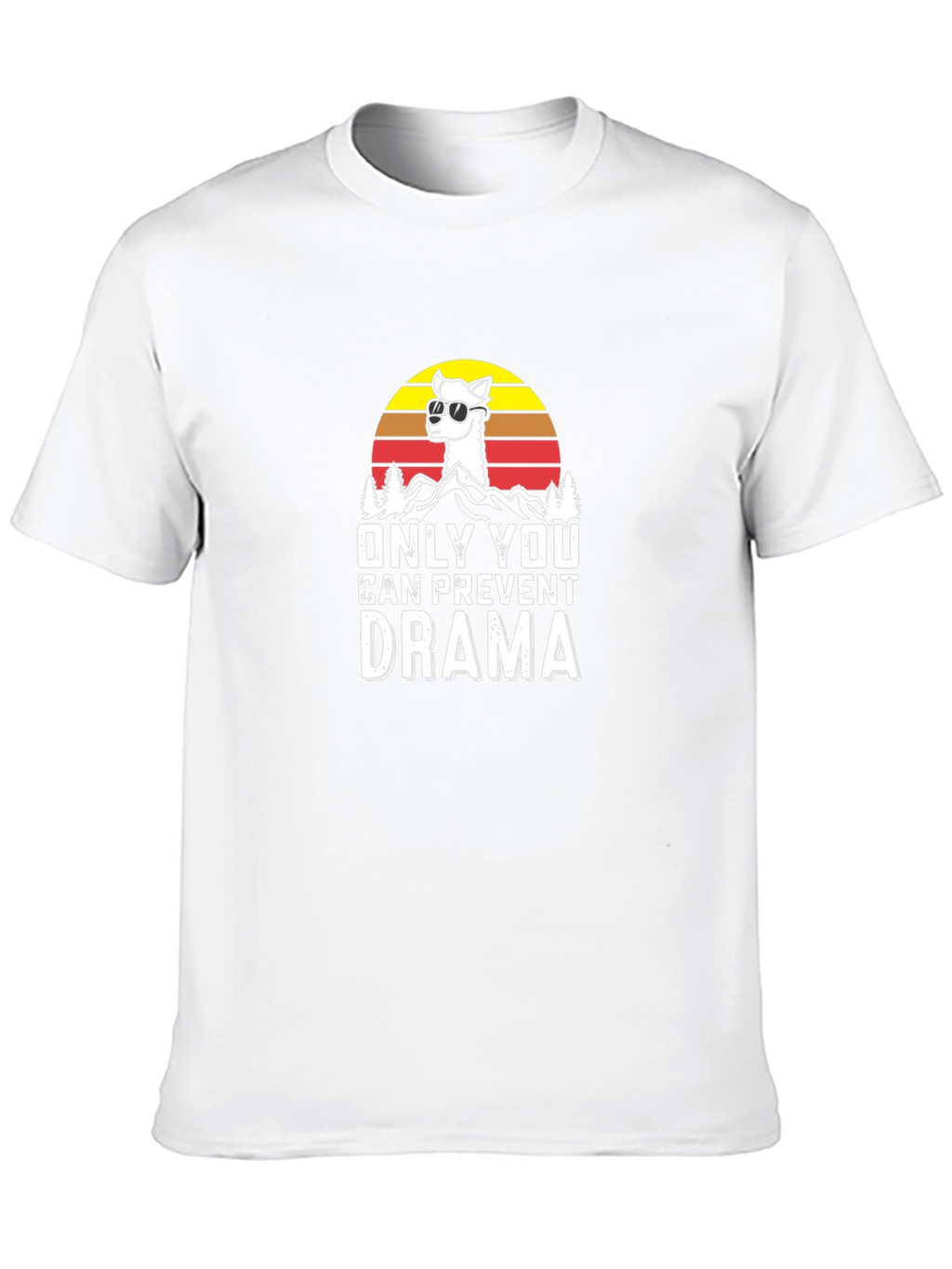 Only You Can Prevent Drama Llama Graphic Tee