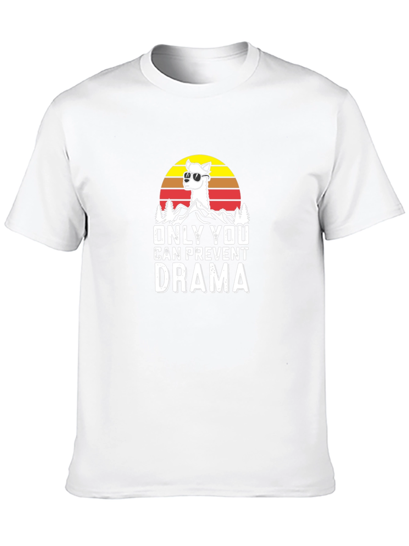 Only You Can Prevent Drama Llama Graphic Tee