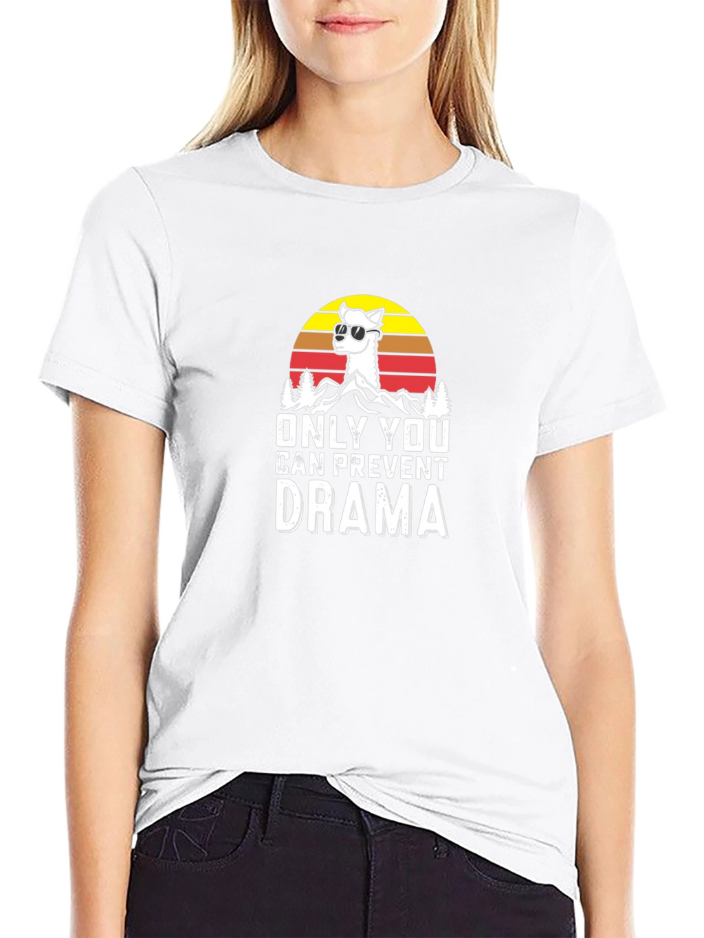 Only You Can Prevent Drama Llama Graphic Tee
